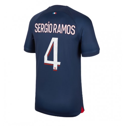 Dres Paris Saint-Germain Sergio Ramos #4 Domaci 2023-24 Kratak Rukav
